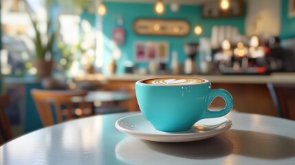 Fototapeta premium The Coffee Cup on Table