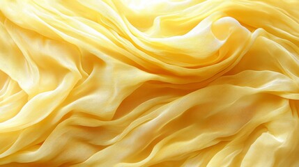 Obraz premium Abstract Yellow Fabric Drape Texture Background