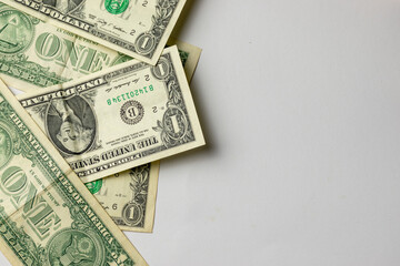 dollar banknotes in a hand