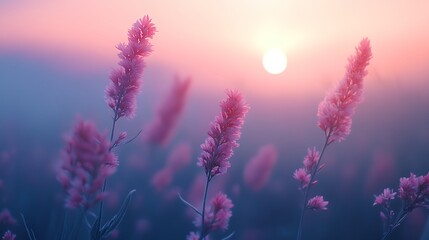 Naklejka premium a close up of a bunch of flowers