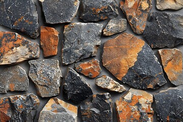 Rustic Stone Wall Texture for Natural Decorative Design Projects