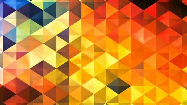 Multicolor geometric background