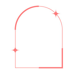 Obraz premium Monoline Frame Aesthetic