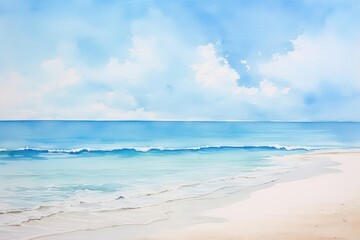 Obraz premium Beach Landscapes landscape outdoors painting.