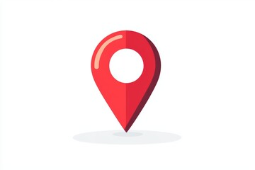 Red location pin icon showing point on map