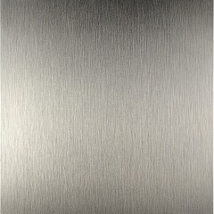 Fototapeta premium Brushed metal texture with vertical lines, silver color.