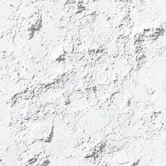 Obraz premium Rough white plaster texture with shadows, suitable for backgrounds or overlays.