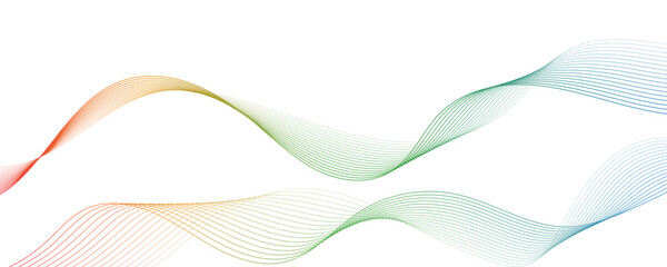 abstract multicolor wave background	