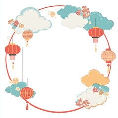 Pattern Frame of Chinese New Year