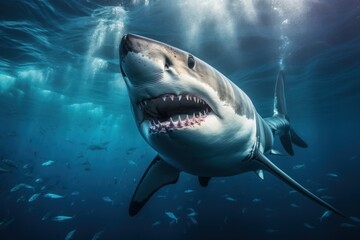 Obraz premium Shark animal fish sea.