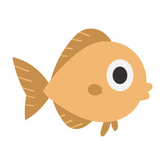 Fish cartoon illustration