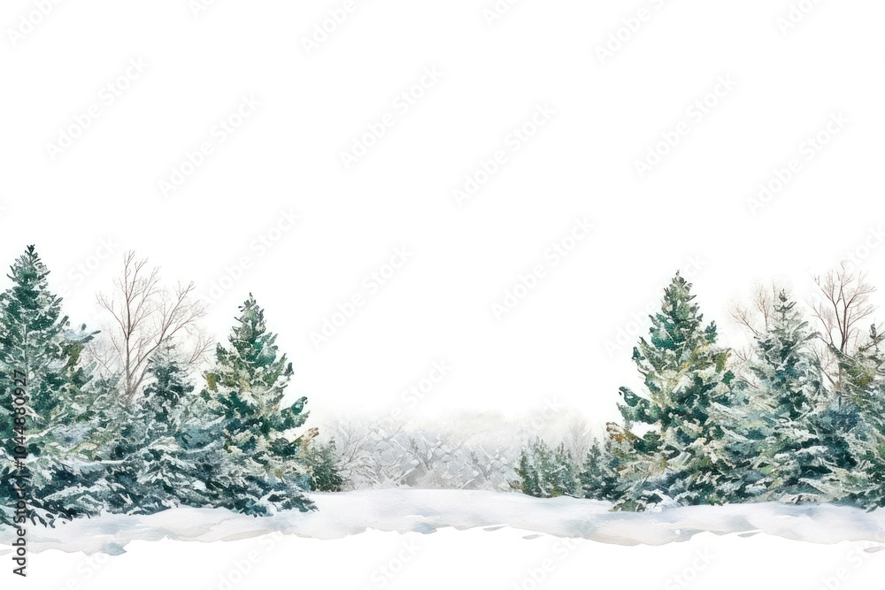 Canvas Prints Snow scenery border nature land outdoors.