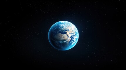A time lapse photo of the Earth rotating from space, showcasing the transition from day to night across continents.