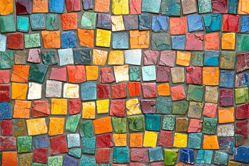 Mosaic Tiles background texture A vibrant colorful