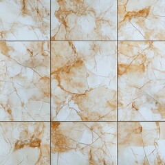 Marble tile pattern with shades of beige and white, creating a natural stone texture.