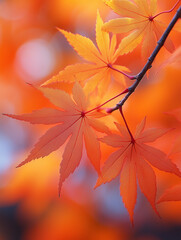 herbstlaub im sooenlicht gegenlicht herbst laub