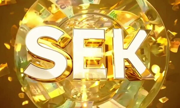 Golden Prosperity: Illuminating the SEK Swedish Currency Symbol