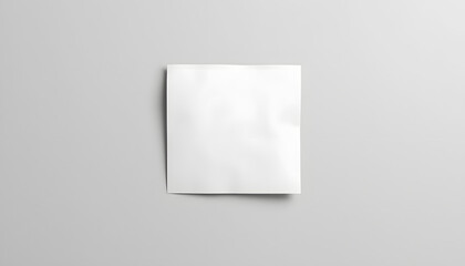 Blank sheets of paper on grey background isolated with white highlights, png