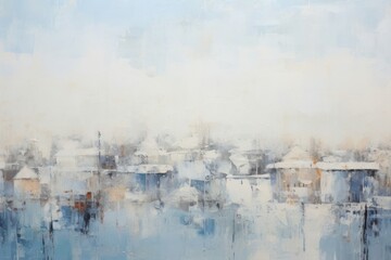 City background painting backgrounds art.