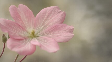 Obraz premium Delicate Pink Flower