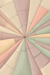 Soft Geometric Pinwheel Pattern in Pastel Colors with Radial Design