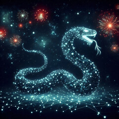 Chinese Lunar New Year 2025 illustration