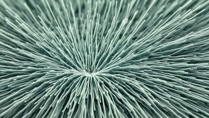 Obraz premium White sepiolite mineral detailed structure photograph. Professional studio lighting revealing intricate fibrous patterns and natural curves. High-resolution mineral macro photography black background