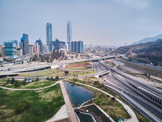 Santiago Aerial View