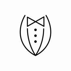 male suit icon sign vector
