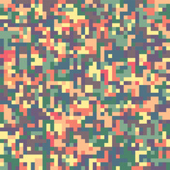 ABSTRACT PIXEL PATTERN BACKGROUND PASTEL COLORFUL MOSAIC GRID DESIGN WITH GEOMETRIC SHAPES VECTOR TEMPLATE GOOD FOR MODERN WEBSITE, WALLPAPER, COVER DESIGN 