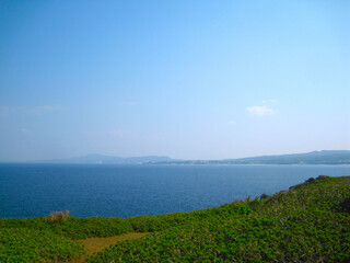 Obraz premium 冬の沖縄 残波岬公園