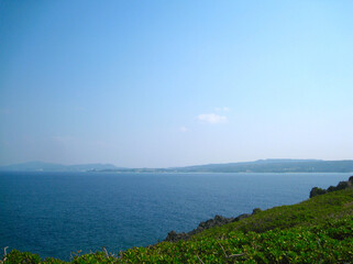 冬の沖縄　残波岬公園