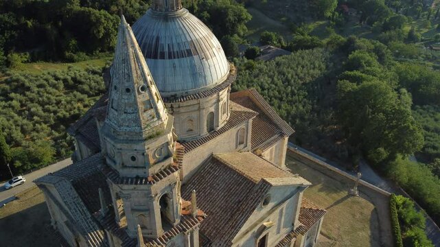Drone - Tuscany, Montepulciano - San Biagio temple_4