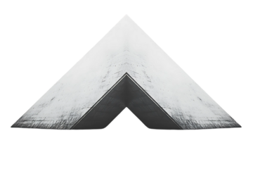 triangle of the pyramid on transparent background
