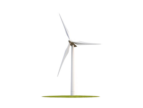 a windmill on a white background