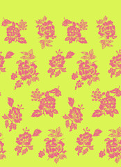 All Over Design Seamless Pattern Best Background Digital Print Textile