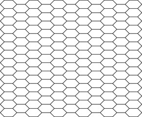 Fototapeta premium Simple vector Honeycomb hexagonal shape