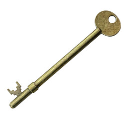 Golden old key