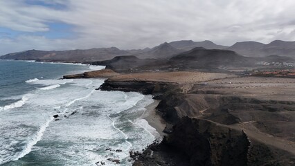 Leichter Nebel an der Küste