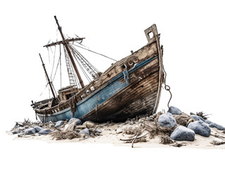 a boat on the beach