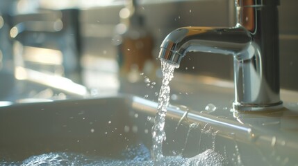 A handwashing sink for proper hygiene before and after meals.