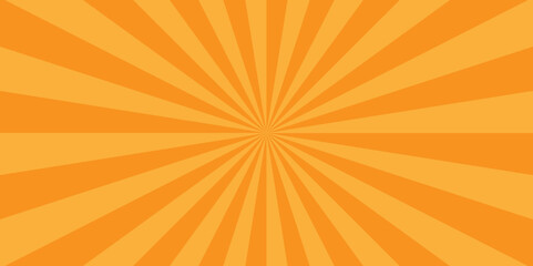 Abstract vector sunburst retro orange vector backdrop starburst vintage backdrop background. abstract beam flare banner, cartoon, template geometric creative design.	
