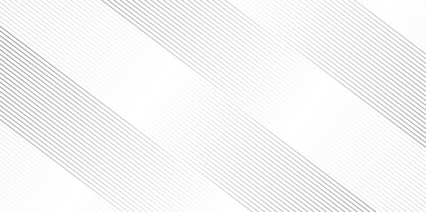 	
White gradient stripe line geometric background. minimal surface curve wave creative line texture. Vector tech geometric thin diagonal striped line pattern gradient minimal transparent background.