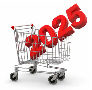 2025 inside metal shopping cart