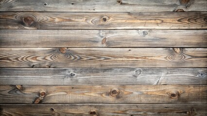 Fototapeta premium A weathered wood surface with a rustic charm, showcasing the natural beauty of wood grain and knots.
