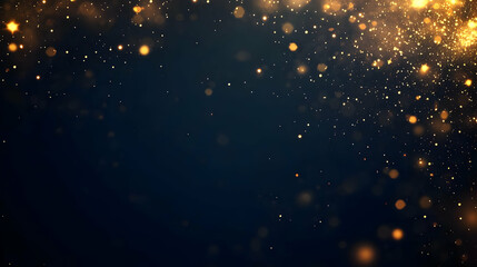 Fototapeta premium Abstract Background with Golden Glitters