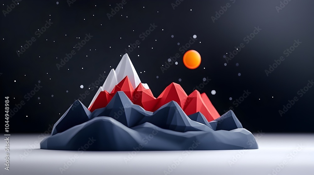 Fototapete Innovative 3D Business Intelligence Dashboard with Dynamic Data Analytics Focused on Optimizing Marketing Strategy Planning and Forecasting Customer Demands Using Big Data Insights