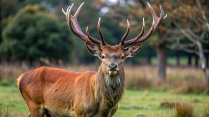 Naklejka premium Majestic Red Deer. 