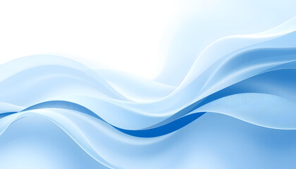 Fototapeta premium Minimalist Abstract Wave Lines Background.