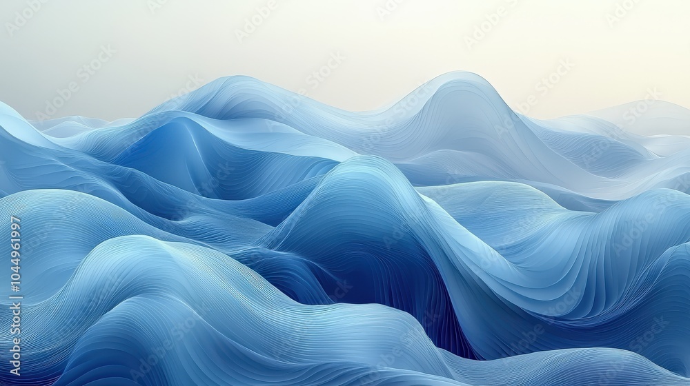 Poster a soft light blue vector background with clean lines and smooth transitions, perfect for digital app